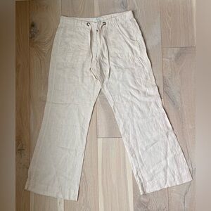 Joie Linen drawstring with zipper pants